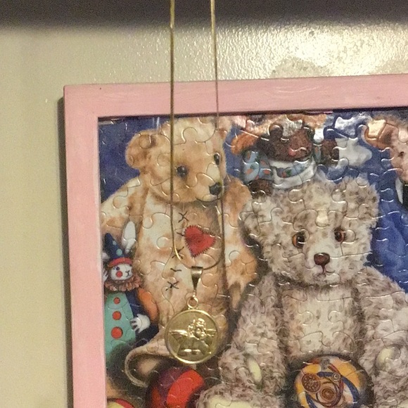 Angel pendant 14K SARO Polished chain not included - Picture 5 of 6